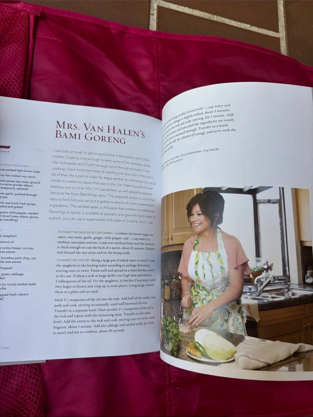 Valerie Bertinelli One Dish at a Time hardback cookbook 242 pgs. Good shape